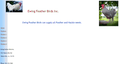 Desktop Screenshot of ewingfeatherbirds.com